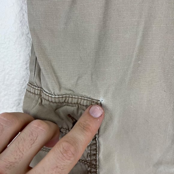 Y2K Era Polo Ralph Lauren Cargo Mini Skirt Size 6 - Picture 4 of 6